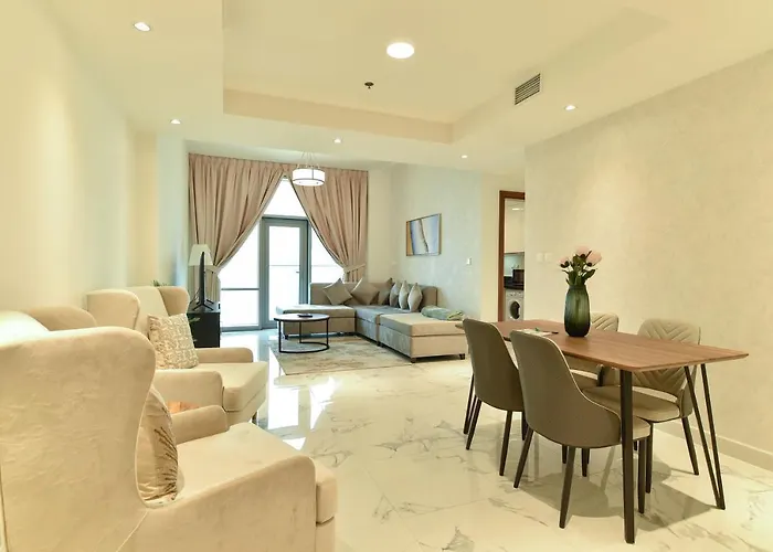 Luxury Escapes - View Of Canal & Burj Khalifa 1Br Large Premium Apt - Amna Tower