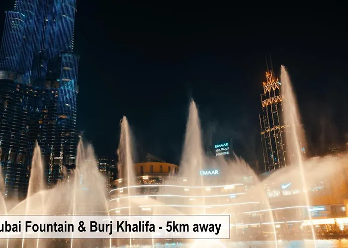 Luxury Escapes - View Of Canal & Burj Khalifa 1Br Large Premium Apt - Amna Tower